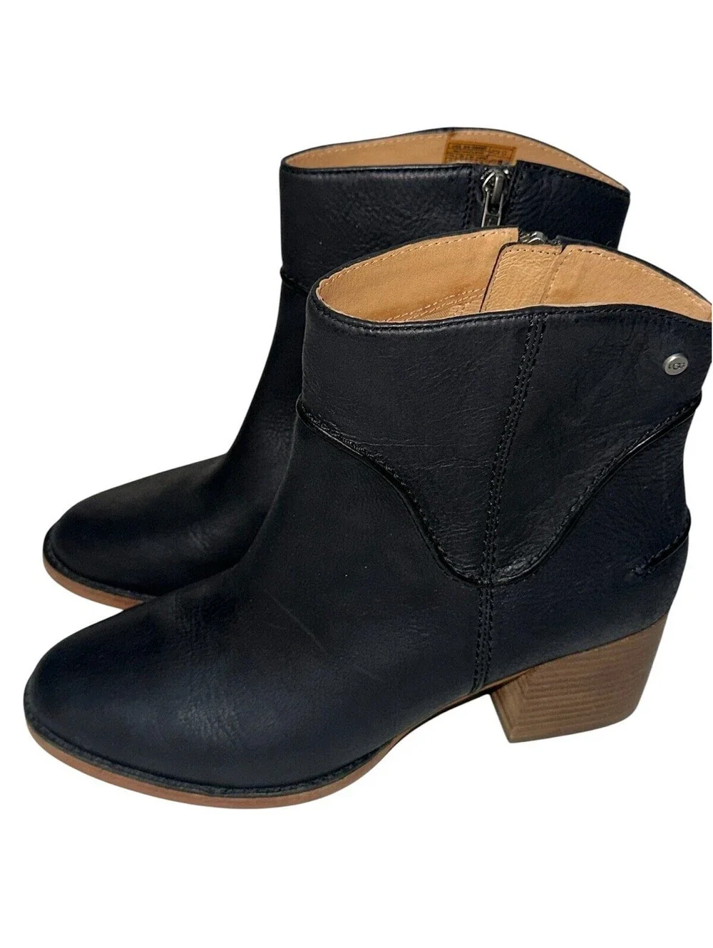 UGG | Annie Ankle Block Heel Boot Black Women's Size 11
